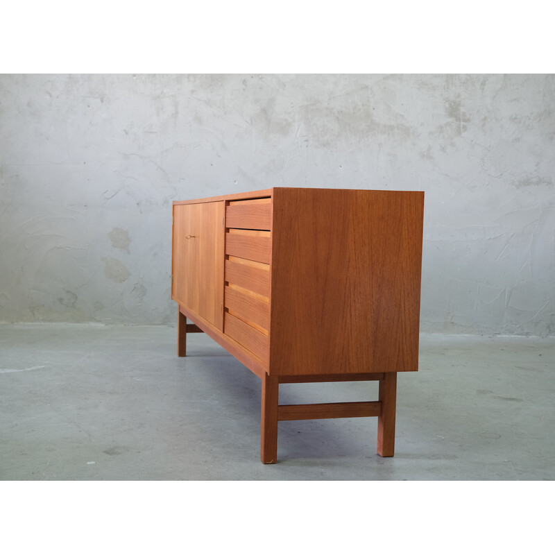 Vintage teakhouten dressoir, Noorwegen 1960