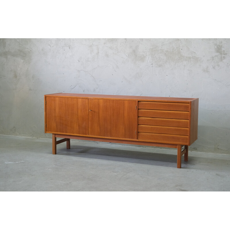 Vintage teakhouten dressoir, Noorwegen 1960