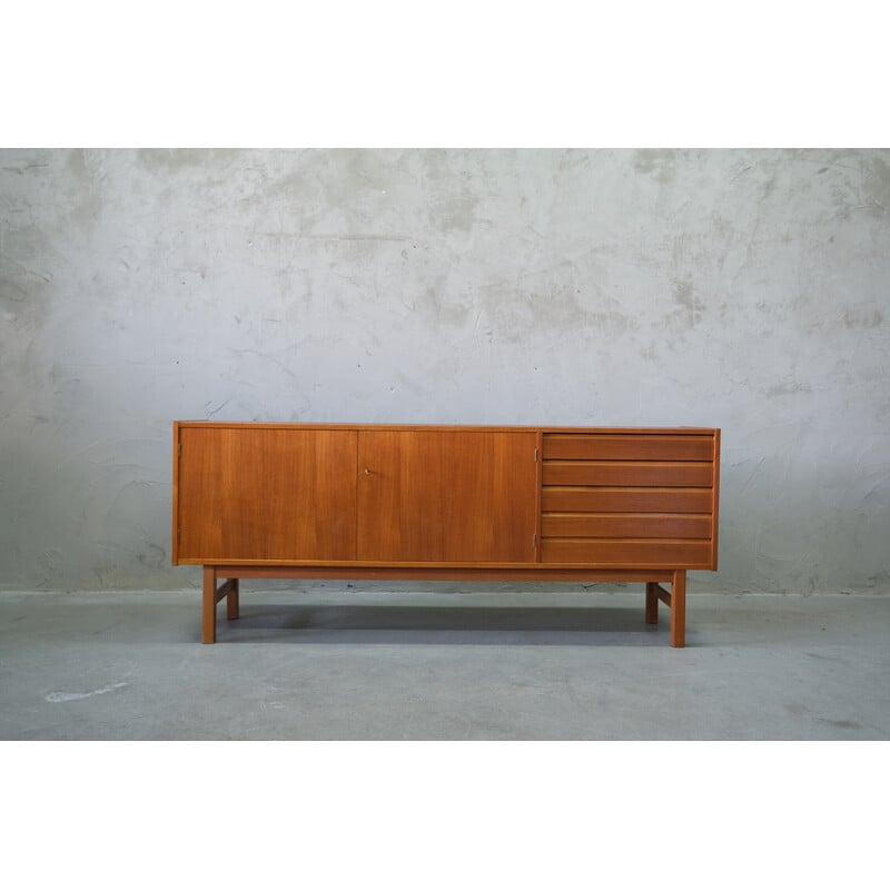 Vintage teakhouten dressoir, Noorwegen 1960