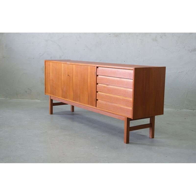 Vintage teakhouten dressoir, Noorwegen 1960