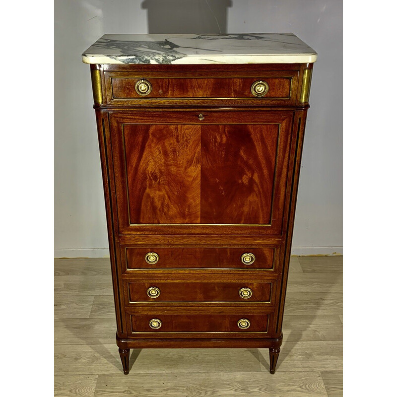 Vintage mahonie secretaire