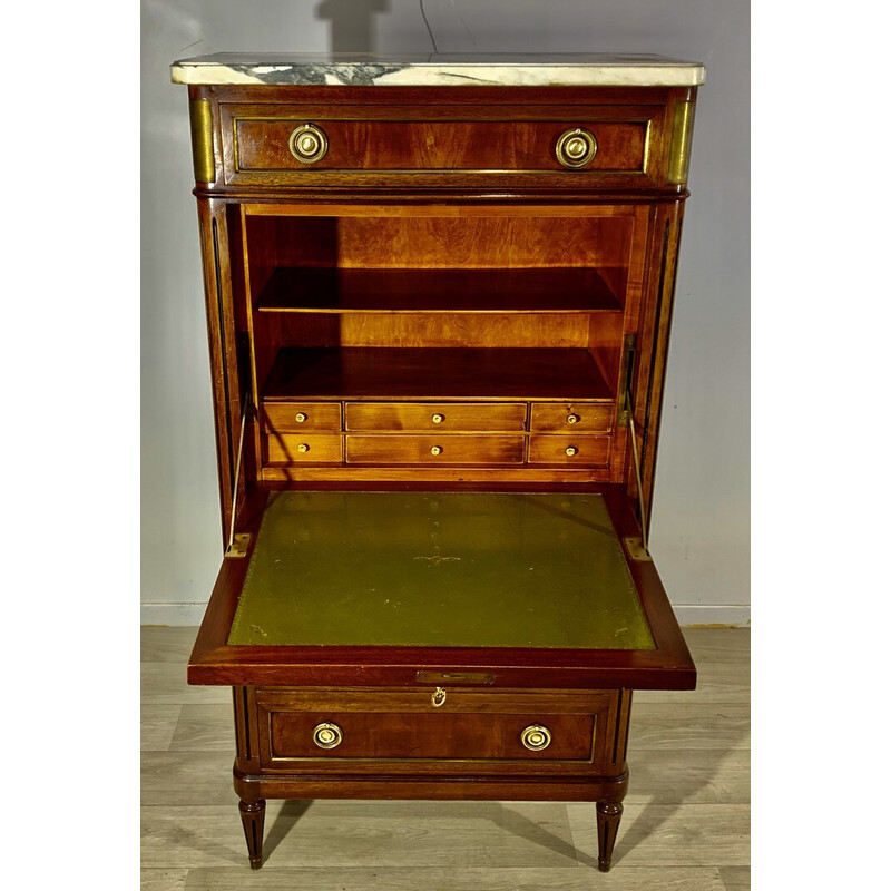 Vintage mahonie secretaire