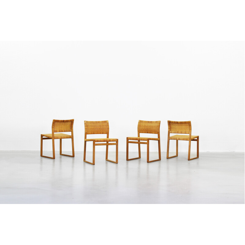 Set of 12 Model BM 61 Dining Chairs by Børge Mogensen for Fredericia - 1950s