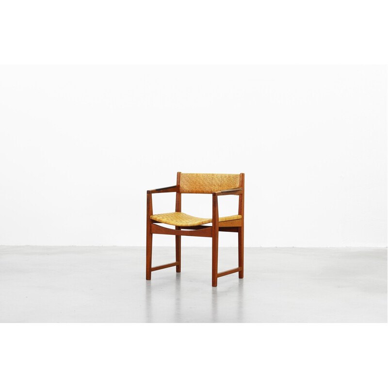 Chair with armrests by Peter Hvidt & Orla Mølgard-nielsen for Søborg - 1950s
