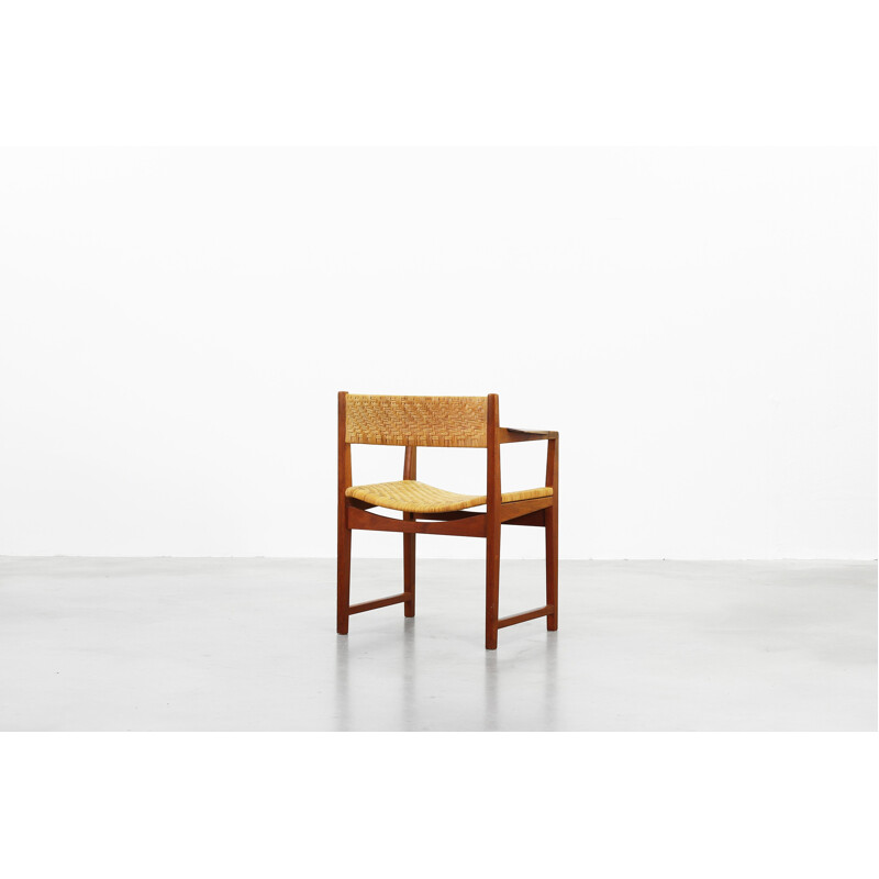 Chair with armrests by Peter Hvidt & Orla Mølgard-nielsen for Søborg - 1950s