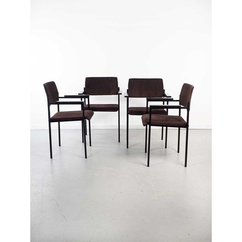 Ensemble de 4 chaises Thonet vintage, 1960