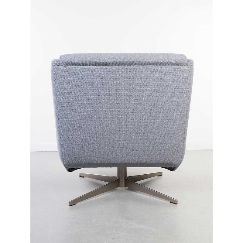 Vintage grey blue armchair Topform, 1960s