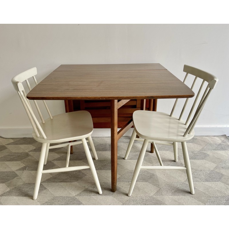 Vintage folding formica dining table, 1960s