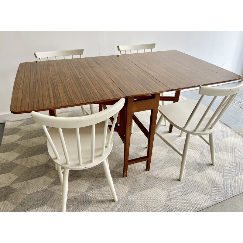 Vintage folding formica dining table, 1960s