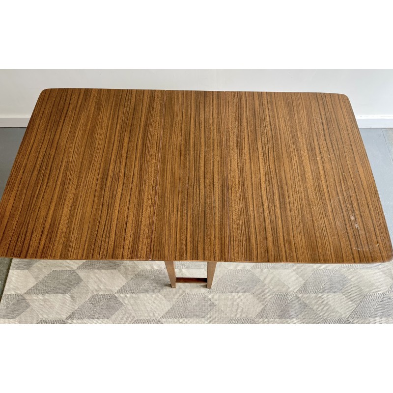 Mesa de jantar Vintage formica dobrável, década de 1960