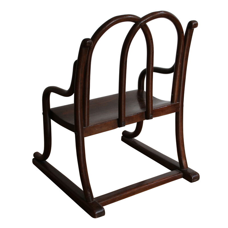 Vintage bentwood children's chair by Gebrüder Thonet, 1885s