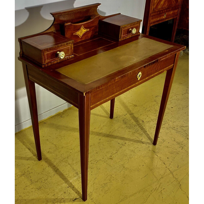 Vintage lady's desk with steps