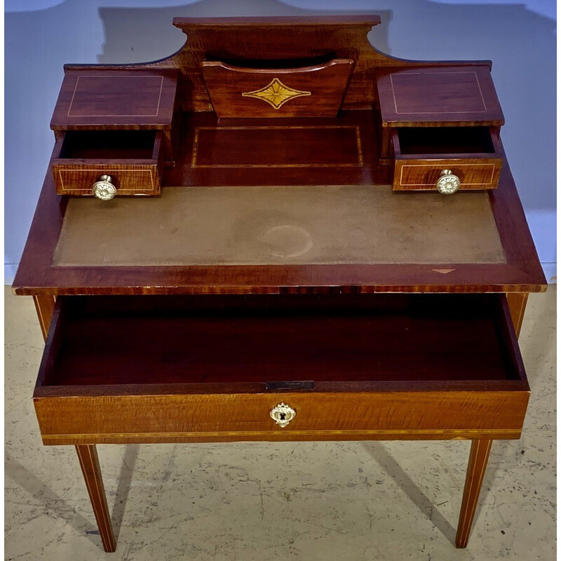 Vintage lady's desk with steps