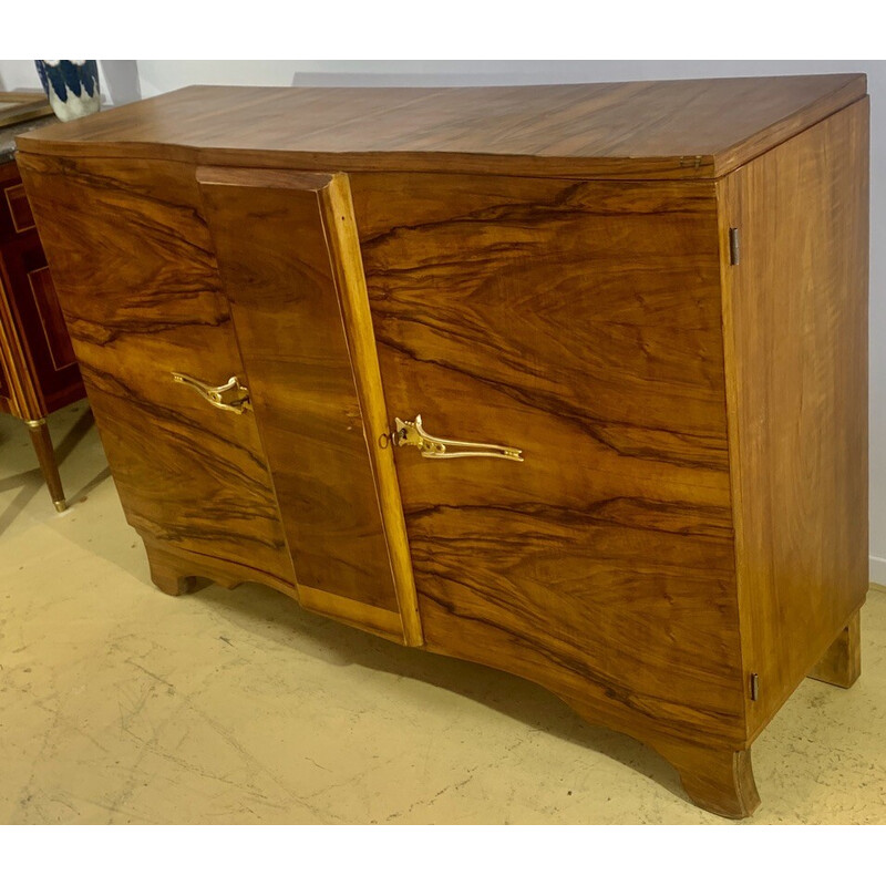 Credenza in legno Art Déco d'epoca, 1920