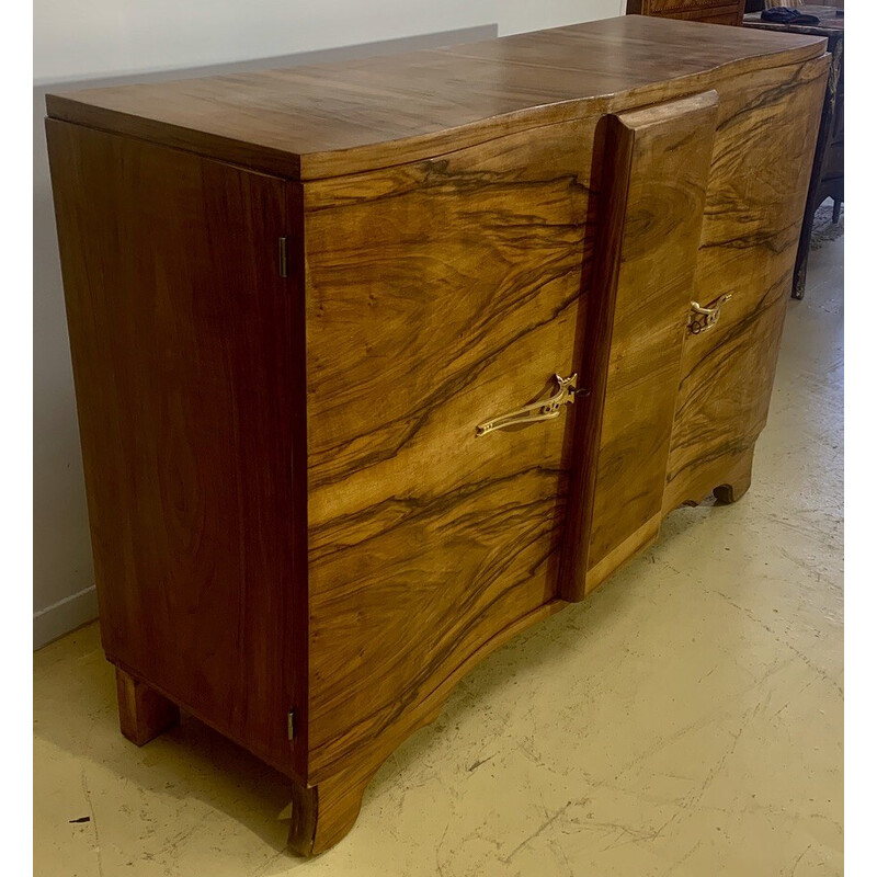 Credenza in legno Art Déco d'epoca, 1920