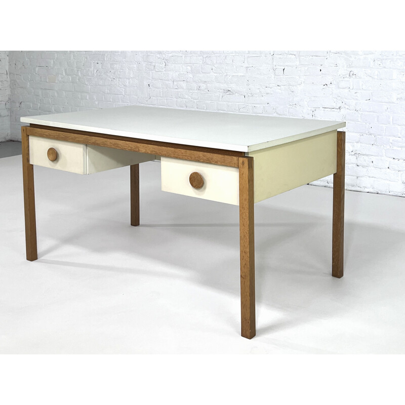 Vintage houten bureau, 1960-1970