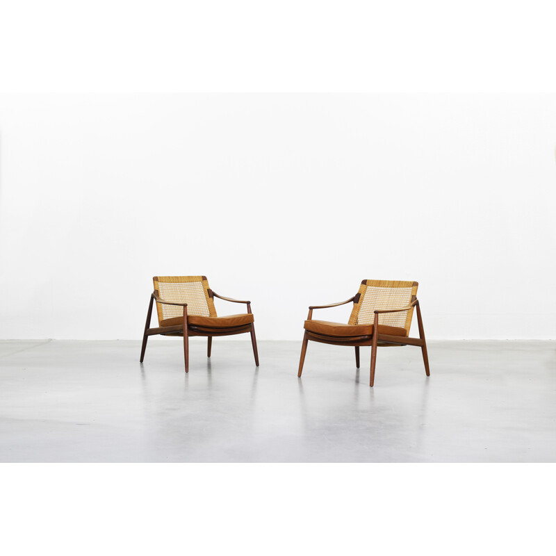 Pair of Lounge Chairs by Hartmut Lohmeyer for Wilkhahn - 1950s