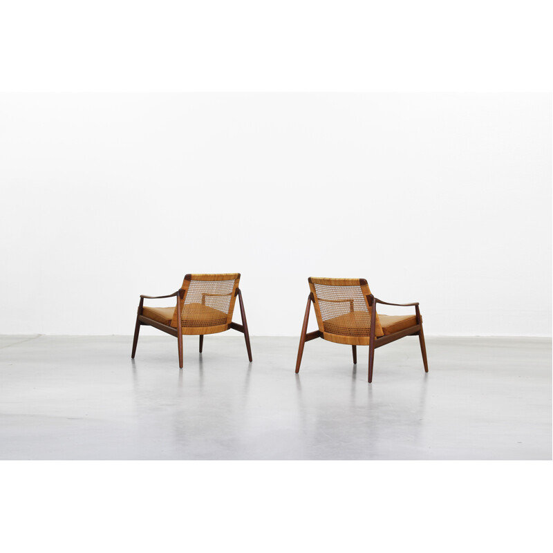 Pair of Lounge Chairs by Hartmut Lohmeyer for Wilkhahn - 1950s