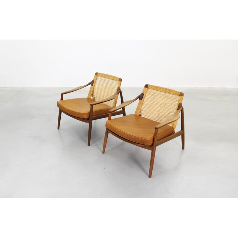 Pair of Lounge Chairs by Hartmut Lohmeyer for Wilkhahn - 1950s