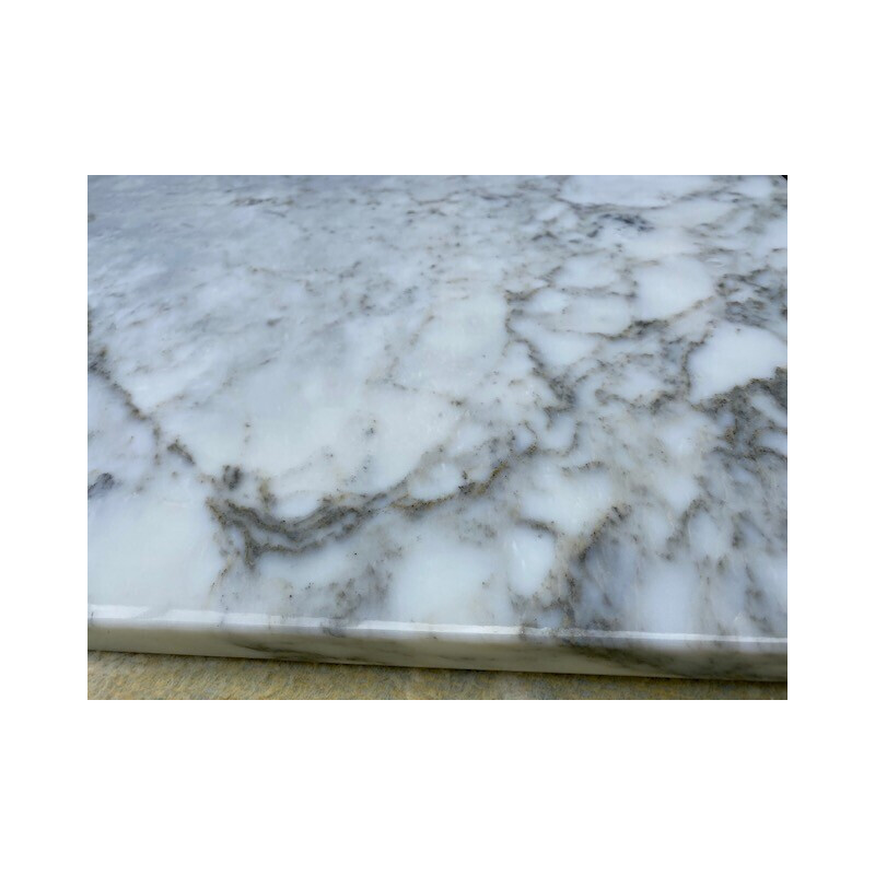Table basse vintage en marbre de Carrare par Airborne, 1960