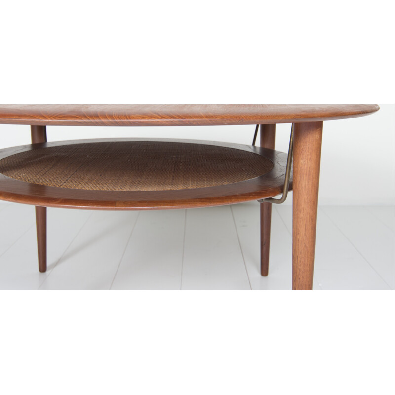Mid century teak coffee table by Peter Hvidt and Orla Mølgaard Nielsen by France and Son - 1950s