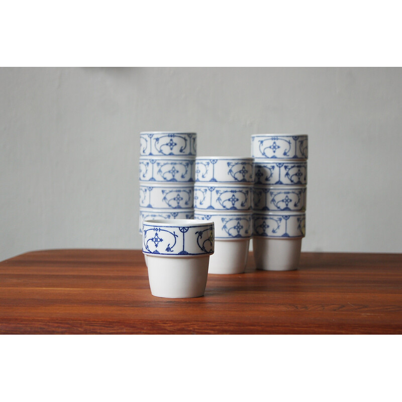 Set of 12 vintage mugs for Jäger Eisenberg, 1970s