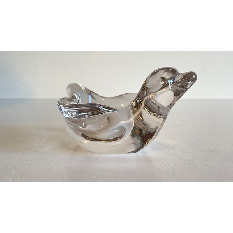 Vintage swallow shape pocket in crystal