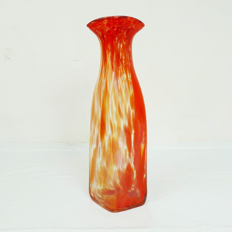 Vintage glass vase, Germany 1960s