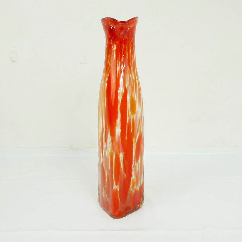 Vintage glass vase, Germany 1960s