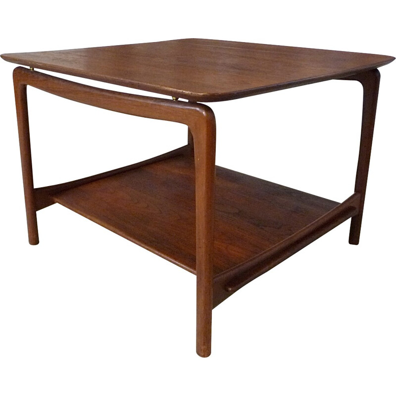 Vintage teak coffee table by Hvidt and Mølgaard for France and Daverkosen, 1950