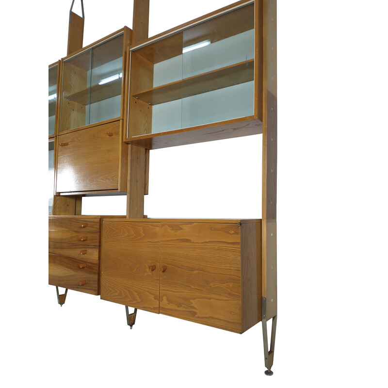 Set of 6 vintage modular wall unit by Jitona, Czechoslovakia 1960s