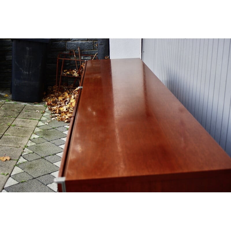 Vintage mahogany sideboard by Antoine Philippon and Jacqueline Lecoq for Behr, 1962