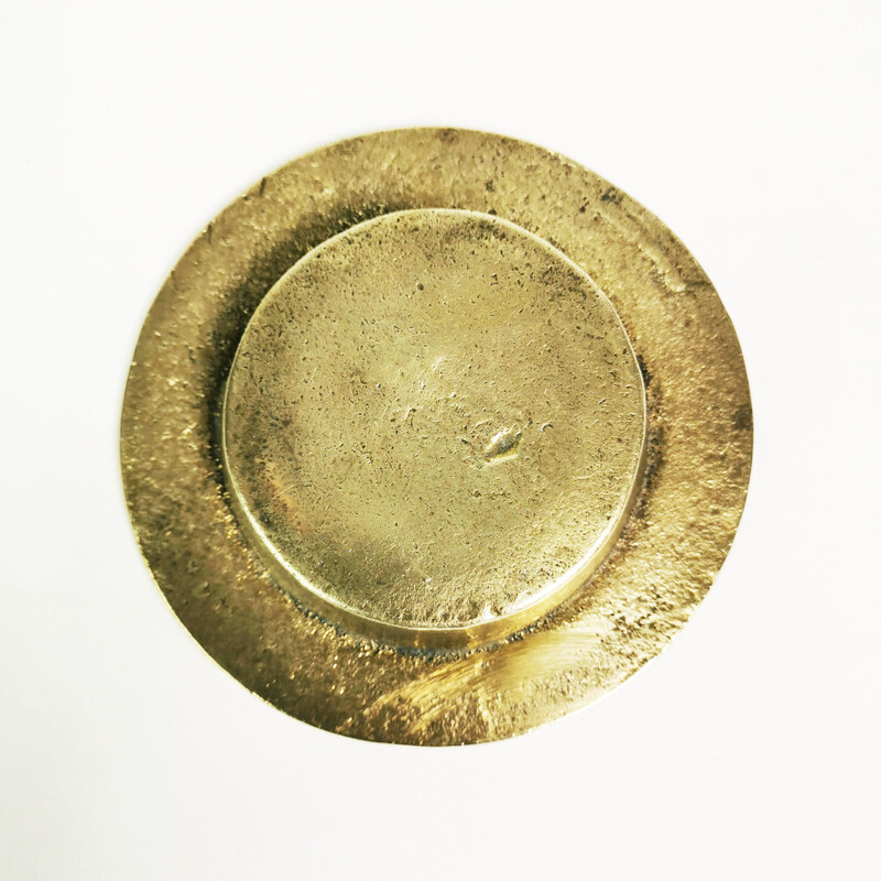 Vintage brass ashtray, Germany 1960s