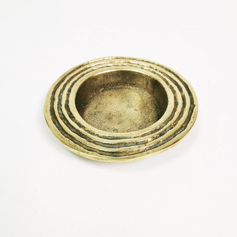 Vintage brass ashtray, Germany 1960s