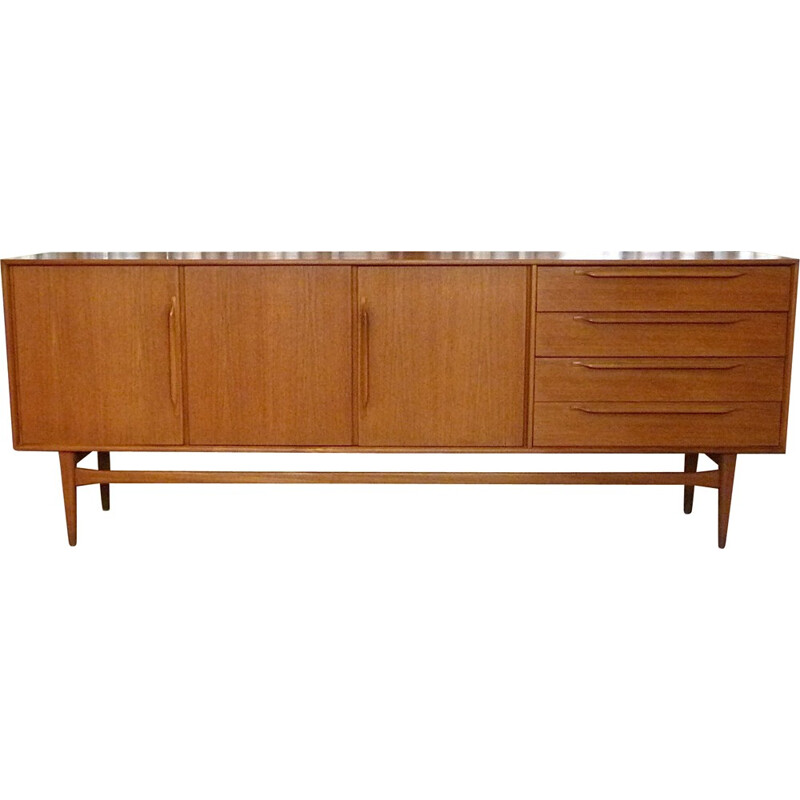 Large Mid-Century Sideboard in Teak - 1960s