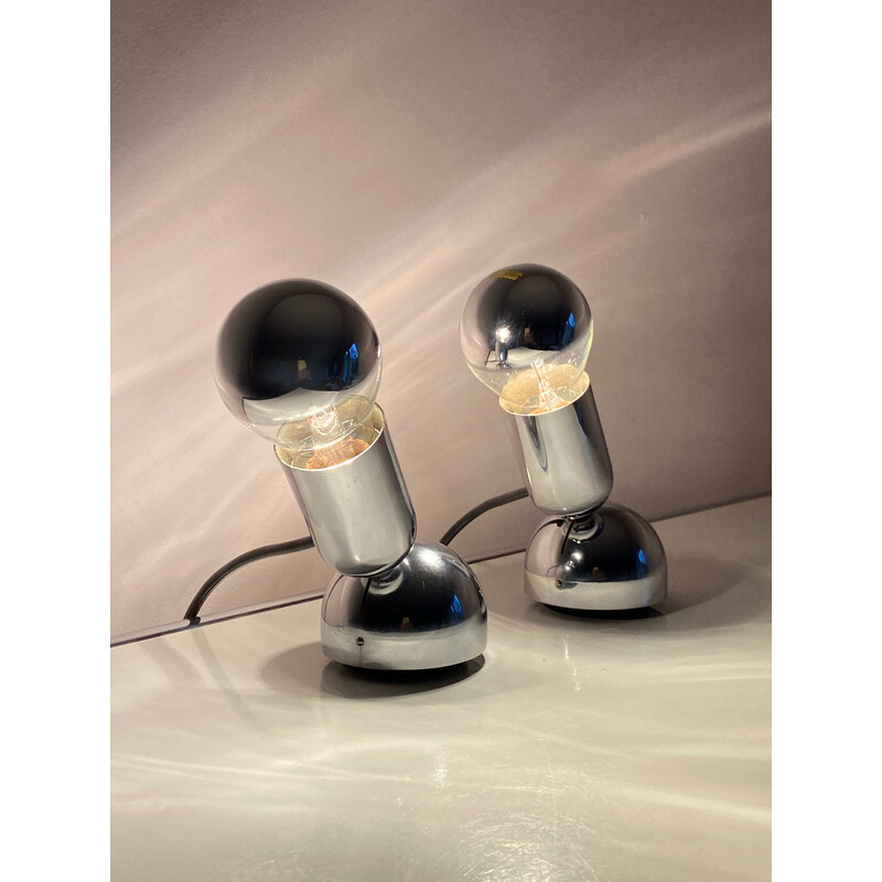 Paar vintage tafellampen van Ingo Maurer voor M. Design, Duitsland