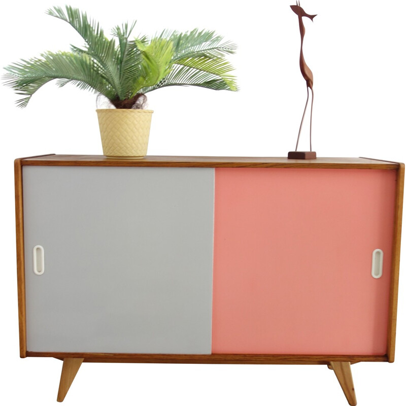 Small sideboard in wood model U452 by Jiri Jiroutek - 1960s