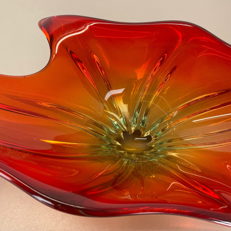 Vintage Murano glass centerpiece, Italy 1970s