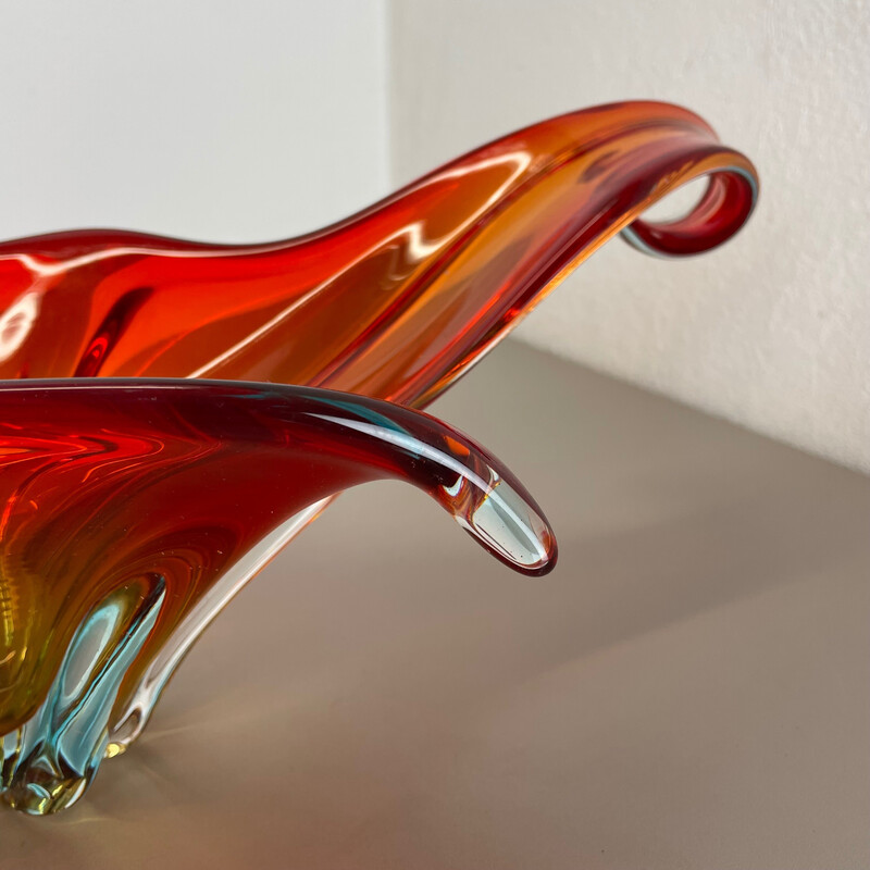 Vintage Murano glass centerpiece, Italy 1970s