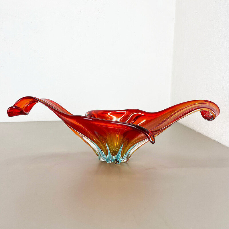 Vintage Murano glass centerpiece, Italy 1970s