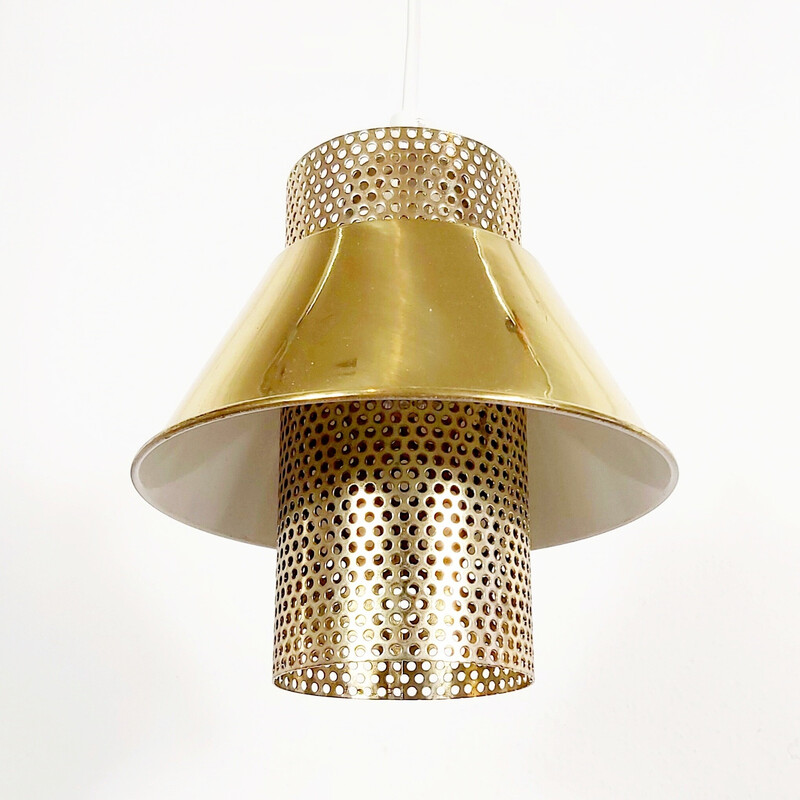 Mid-century Scandinavian pendant lamp model T766 by Hans-Agne Jakobsson for Ab Markaryd, Sweden 1960s