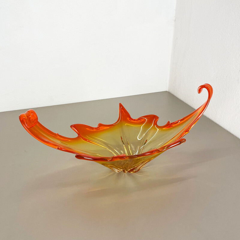 Vintage Murano glass centerpiece, Italy 1970s