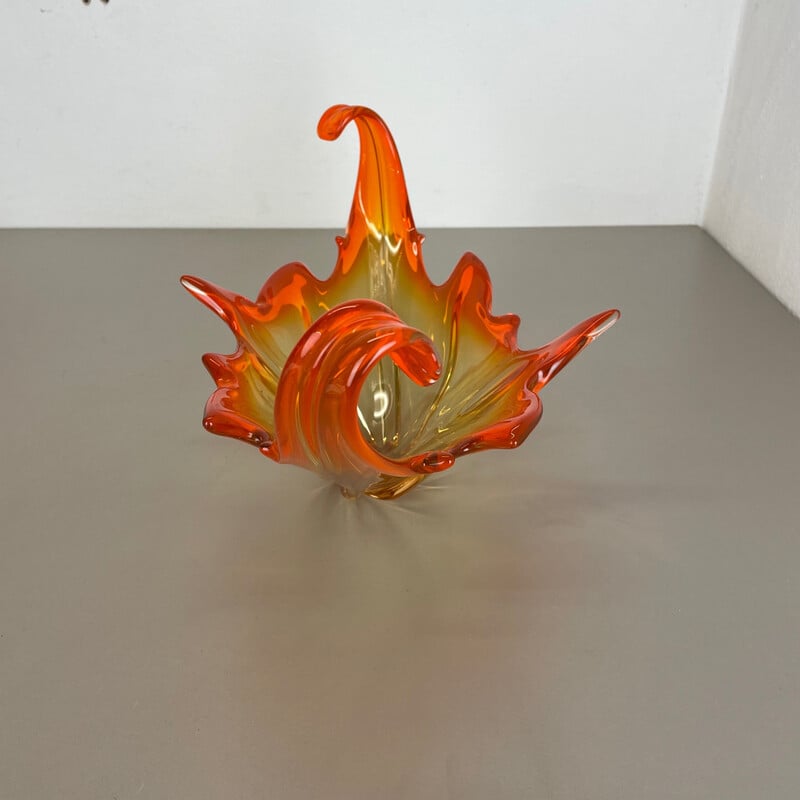 Vintage Murano glass centerpiece, Italy 1970s