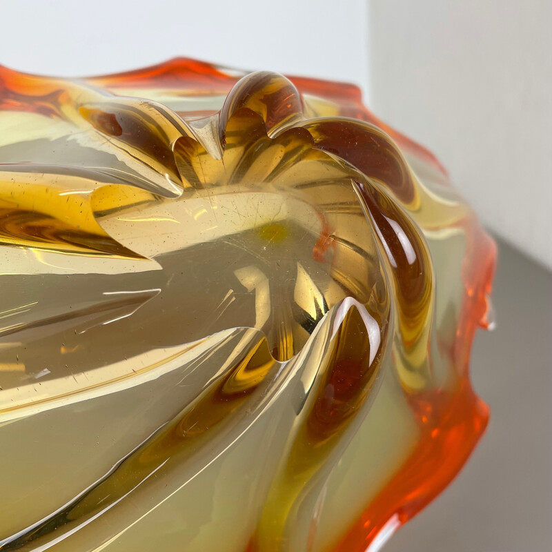 Vintage Murano glass centerpiece, Italy 1970s