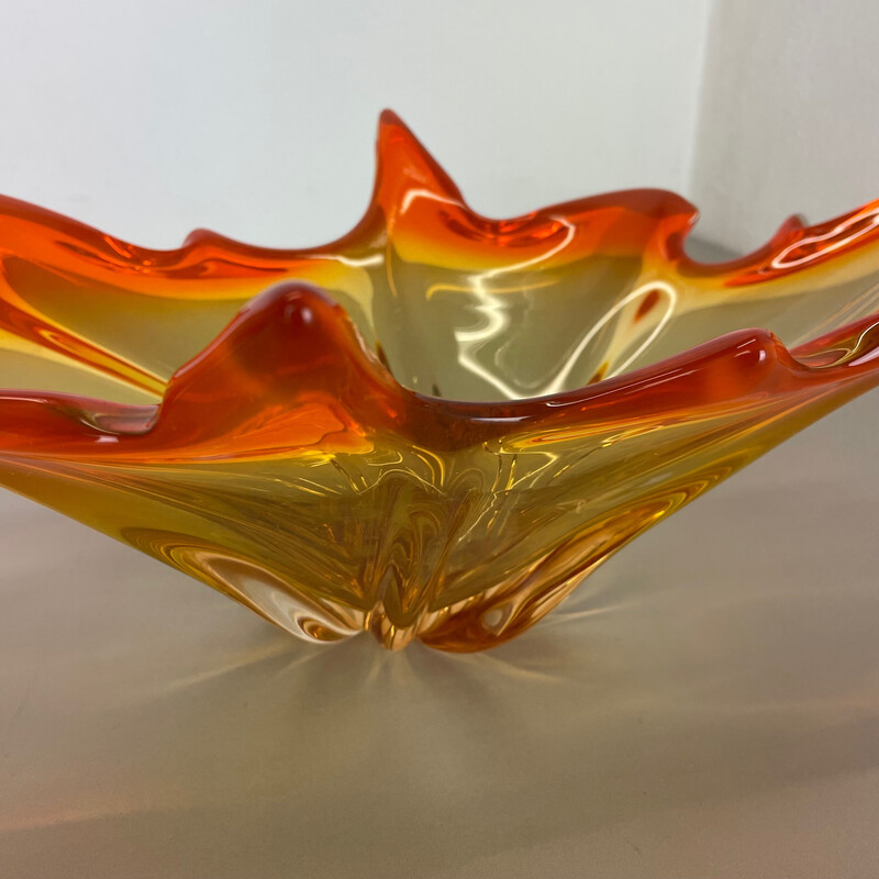 Vintage Murano glass centerpiece, Italy 1970s