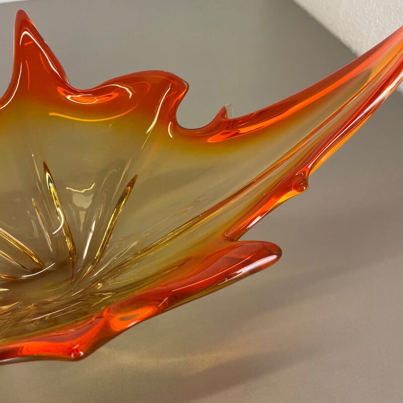 Vintage Murano glass centerpiece, Italy 1970s