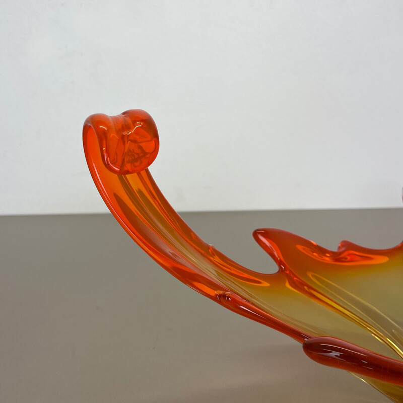 Vintage Murano glass centerpiece, Italy 1970s