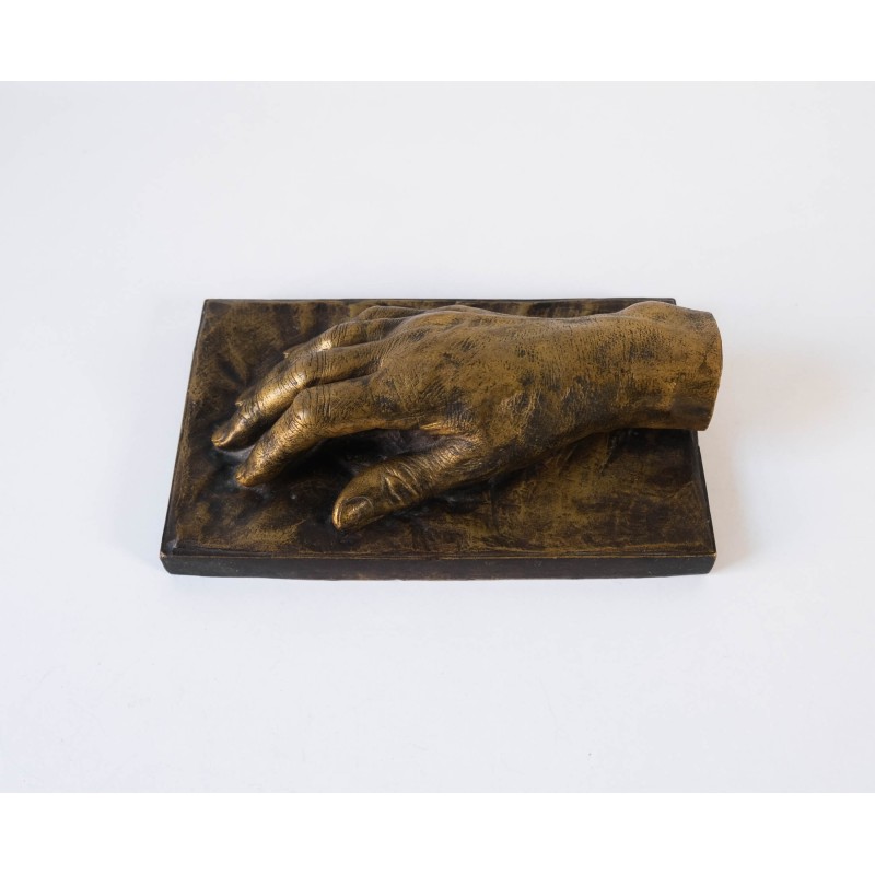 Escultura de mão em bronze de Richard Hudnut para Montagutelli Frères, 1912