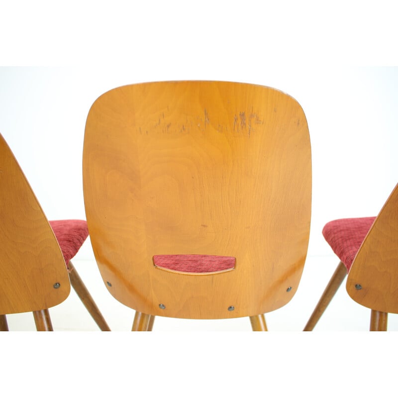 Set of 4 vintage dining chairs by Frantisek Jirak for Tatra, Czechoslovakia 1960s