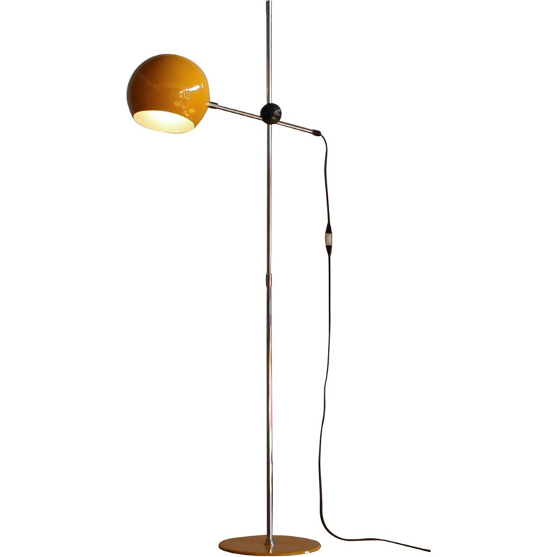 Yellow Floor Lamp by Hemi Klot - 1970s